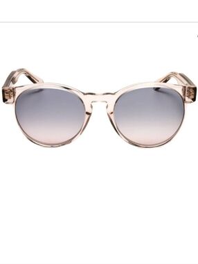 New, Never Worn Salvatore Ferragamo Sunglasses Crystal Nude